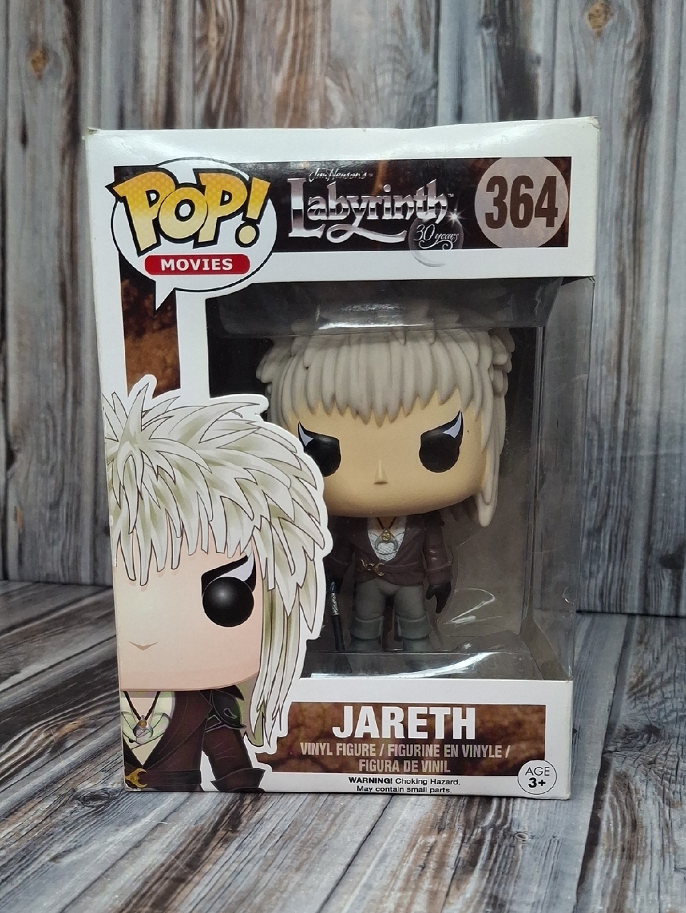 Funko Pop Jareth 364 Pop Movies Figure 30th Anniversary
